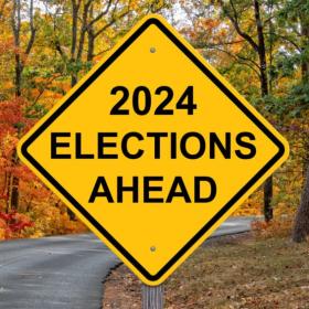 Road to 2024 Square tile