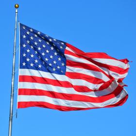 American Flag Square