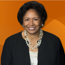Ruth Simmons Headshot Graphic Square