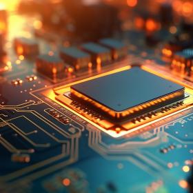 Electronic chip.