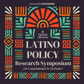 Latino Policy Research Symposium Digital Graphic Square