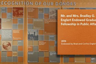 Englert Donor Wall Plaque