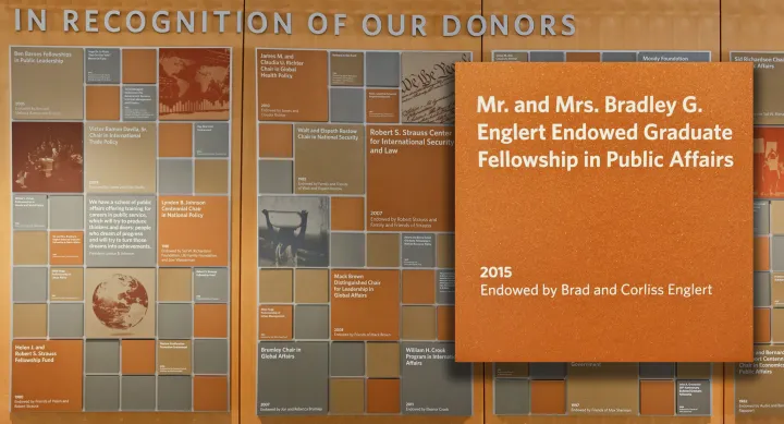 Englert Donor Wall Plaque