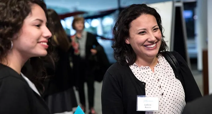 LBJ alumni mingle at the annual Outstanding Alumni Awards reception