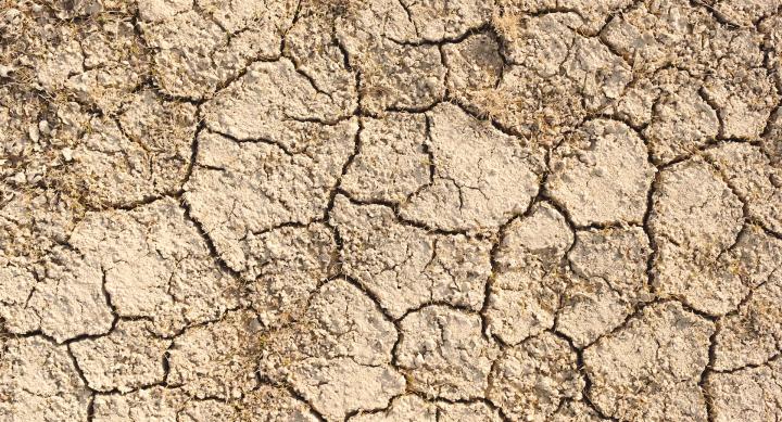 Photo by Wesley Tingey for Unsplash dry cracked earth