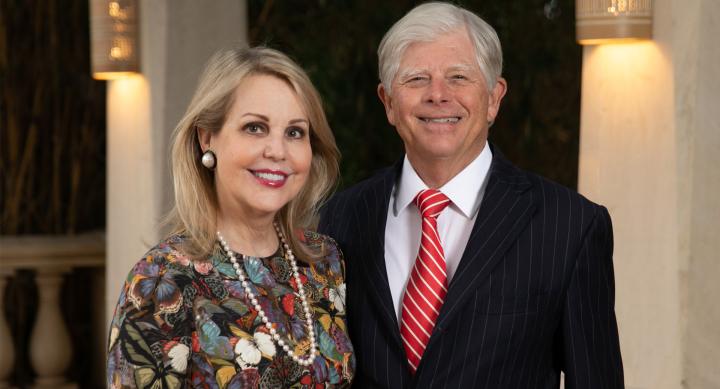 Ambassador Carrin F. Patman (JD ’82) and Jim V. Derrick (JD ’70)