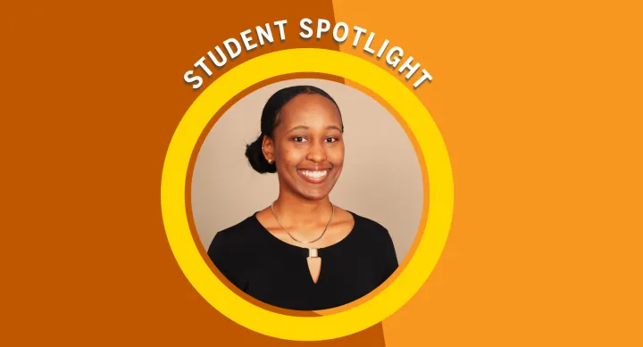 LBJ school student Shiru Kimani is highlighted as the latest student spotlight feature.