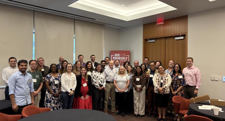 Waxman Carbon Capture Event Beaumont Group photo of Carbon Capture event attendees