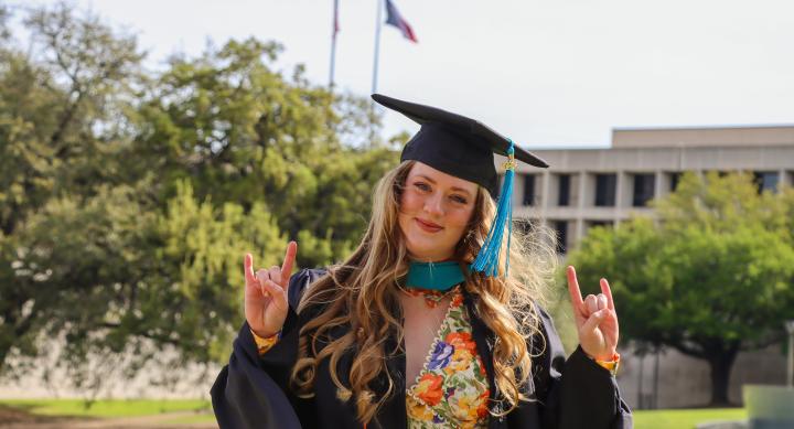 LBJ Student Commencement Speaker Aria Stiefelmaier
