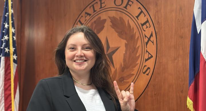LBJ GPAC President Ella Barwick