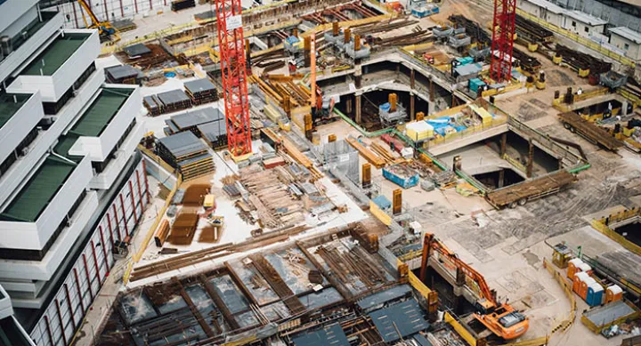 Aerial view of a construction site — credit Chuttersnap, Unsplash Aerial view of a construction site — credit Chuttersnap, Unsplash