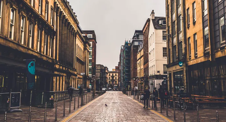 Empty street paved with bricks — credit Anthony Reungere, Unsplash