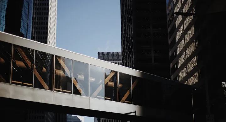 Buildings in downtown Houston — credit Jennifer Bedoya, Unsplash Buildings in downtown Houston — credit Jennifer Bedoya, Unsplash