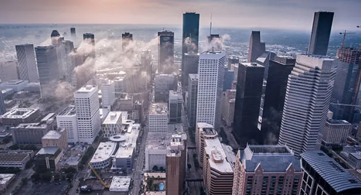 Downtown Houston — credit Vlad Busuioc, Unsplash Downtown Houston — credit Vlad Busuioc, Unsplash