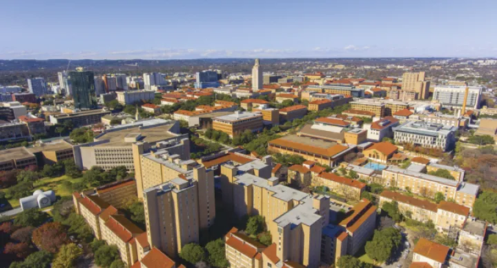 UT skyline — photo by the Alcalde UT skyline — photo by the Alcalde